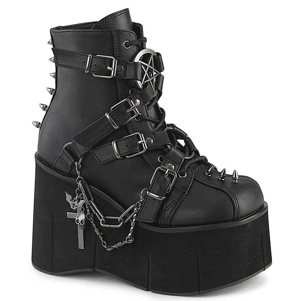 DemoniaCult - KERA68 Platform Boots - Black Product image
